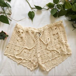 boho cover-up shorts